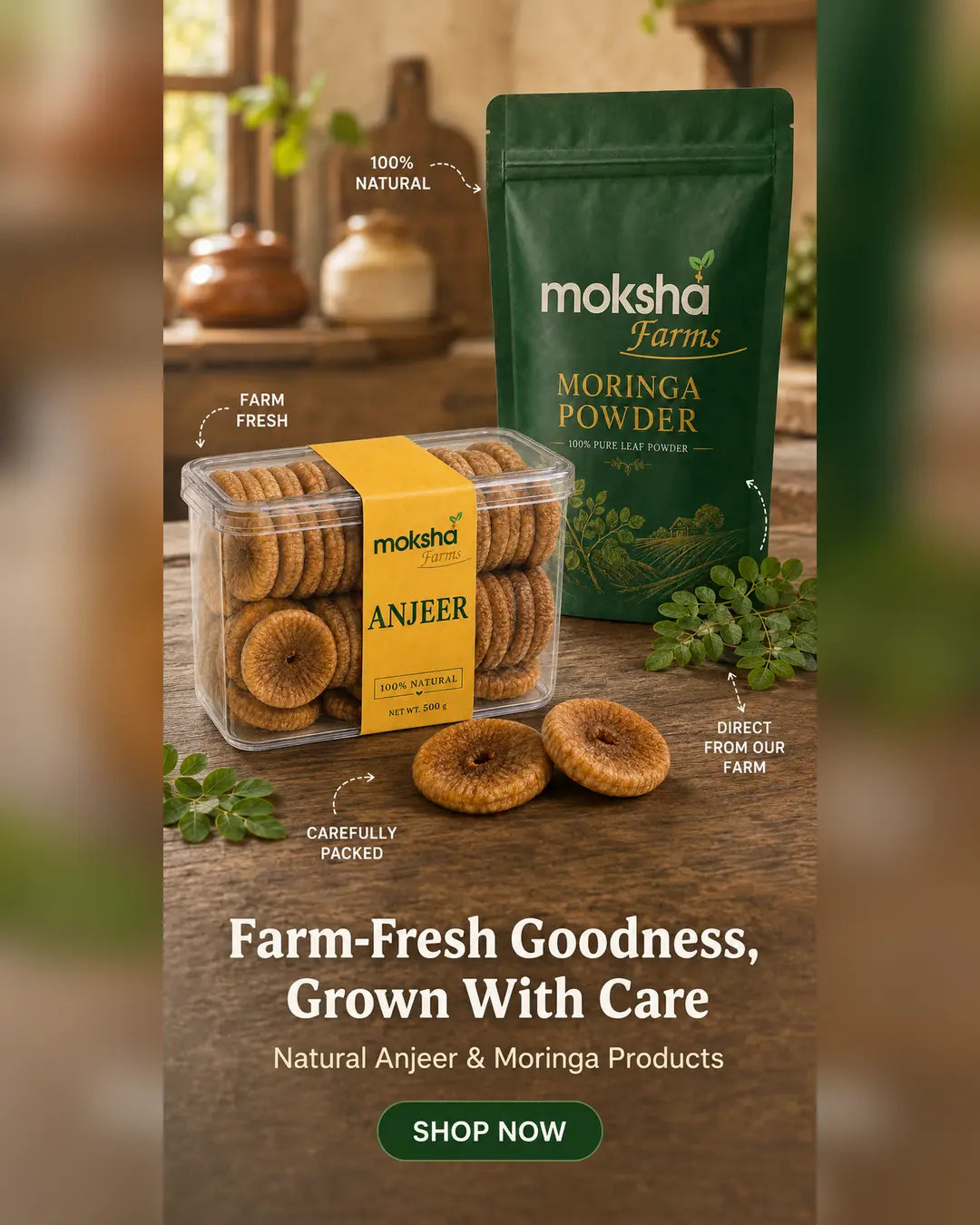 Shop Moksha Farms Moringa Powder