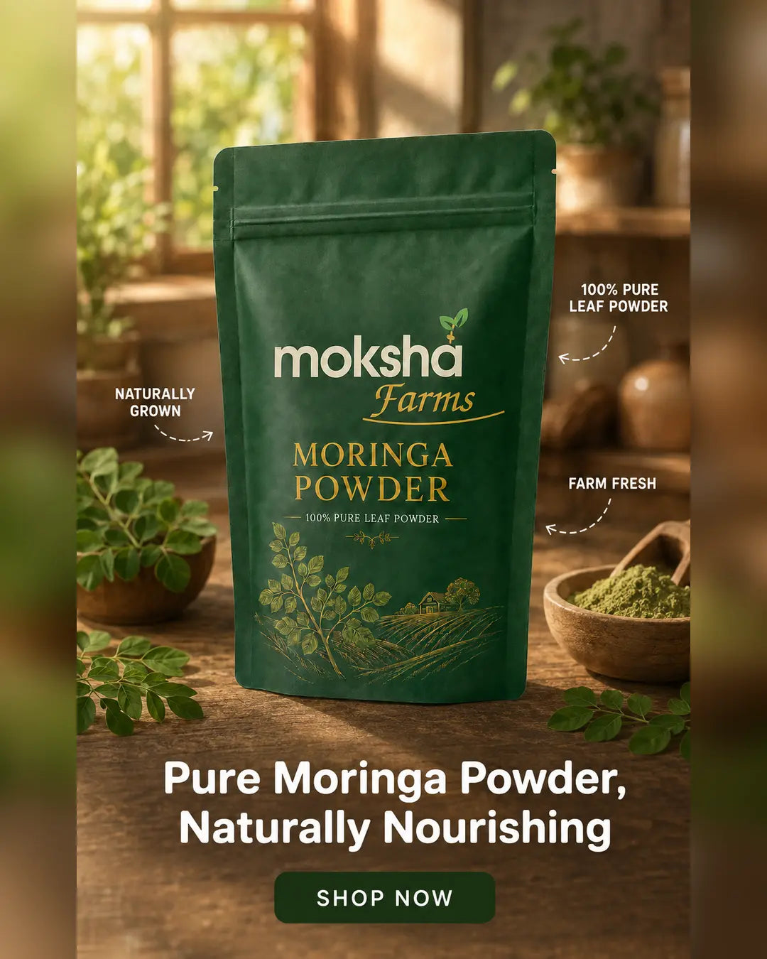 Shop Moksha Farms Anjeer and Moringa products
